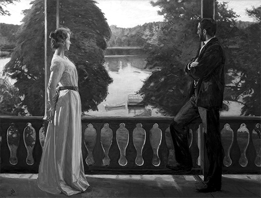Richard Bergh: 'Nordisk sommarkvll' (Nordic summer evening)