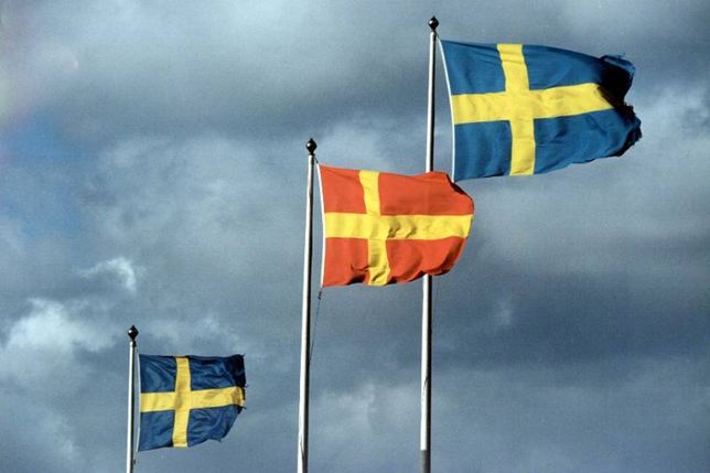 The flag of Scania - by Niclas Fogwall